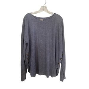 NWT Women’s Como Vintage Sweater, XXL, Faded Denim